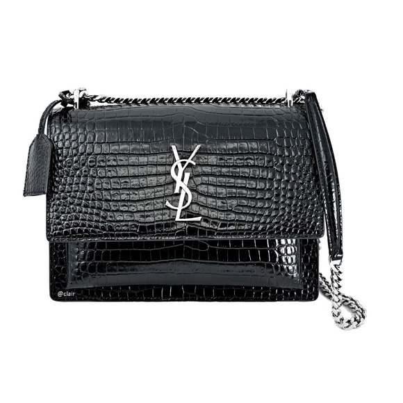 Saint Laurent Handbags - Saint Laurent Medium Monogram Sunset Leather Bag
